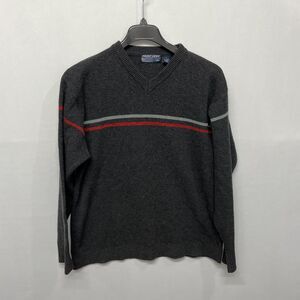 Vintage 90s Y2K Point Zero Men Sweater Size Large Acrylic Wool B356 -5